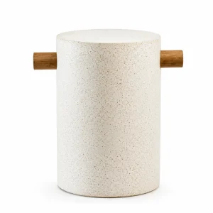 Bintang White Terrazo Stool