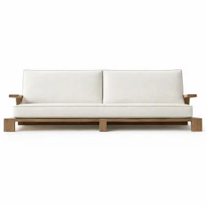Menphis Teak Sofa 4-seater