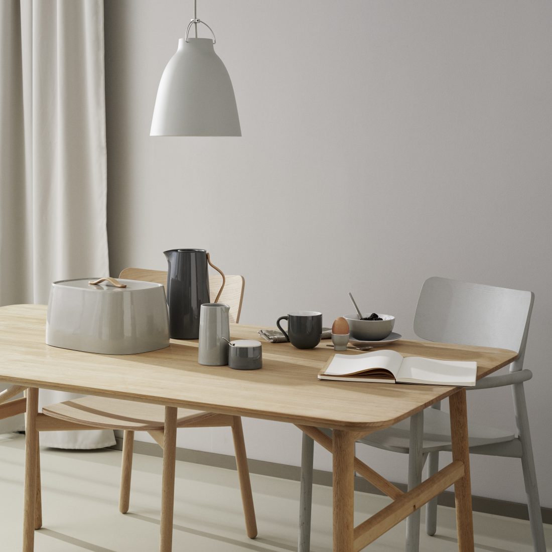 Emma Bread Box Grey Escandi Design