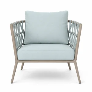 Escandi Lounge Chair Exterior String Turquiose