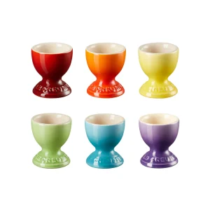 Rainbow Set of 6 Egg Cups
