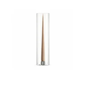 Cylindrical Glass Hurricane 45cm