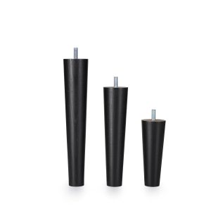 Axel Bed Legs Beech Black 18 cm