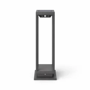 Home Solar Outdoor Lamp Dark Grey 50 cm