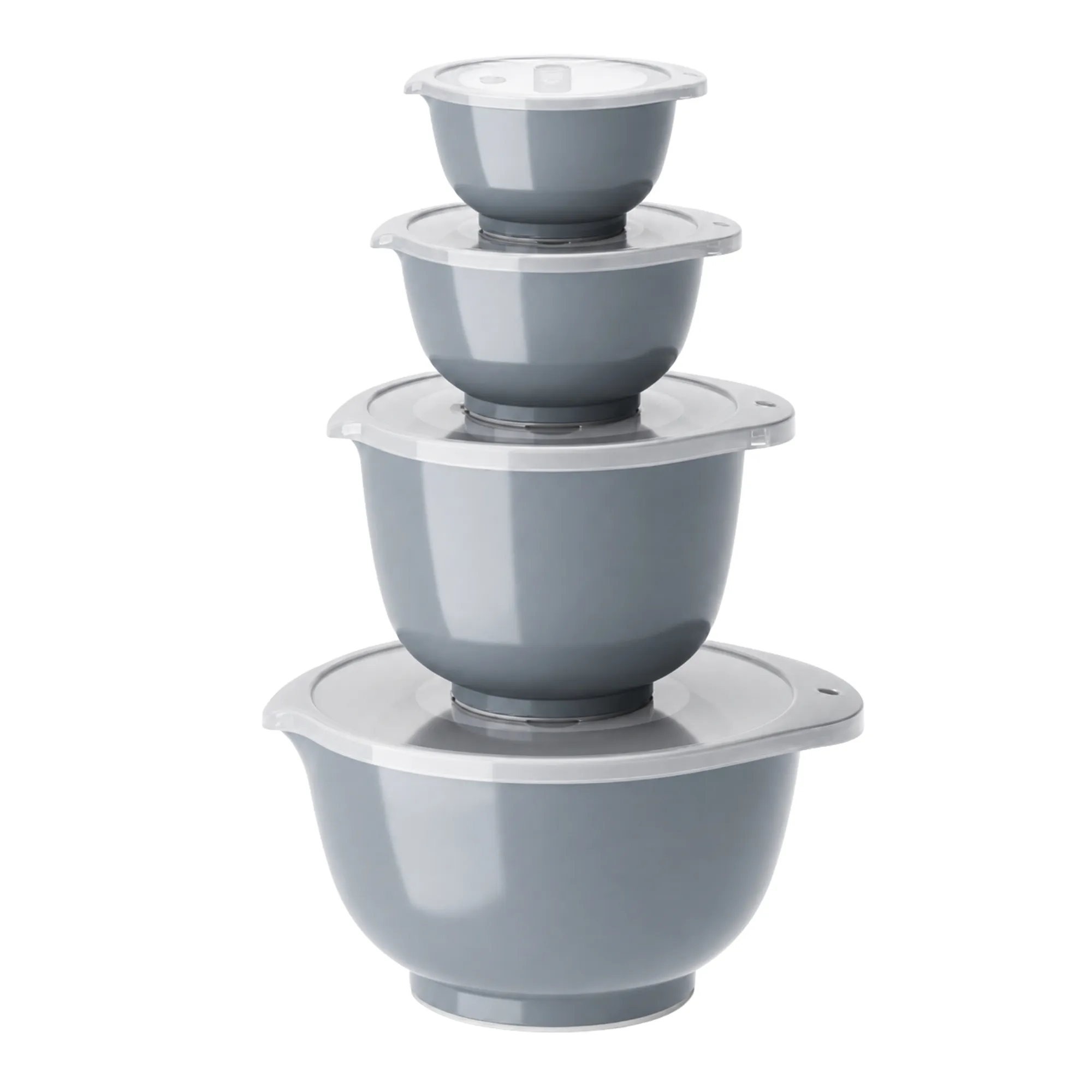 Margrethe Bowl 8 Piece Set Light Dusty Blue