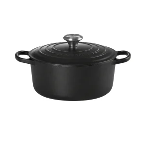 Round Cocotte 20cm Matt Black