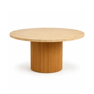 Travertine Dining Table Ø140
