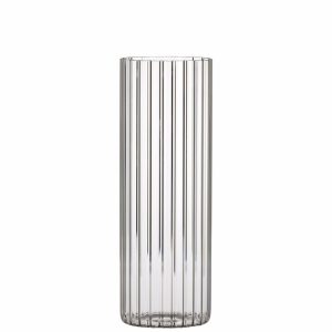 Rille Glass Cylinder H35 cm