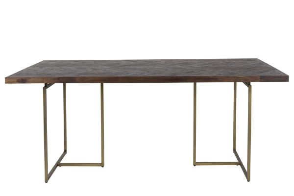 Dining Table Class 220x90 Brown