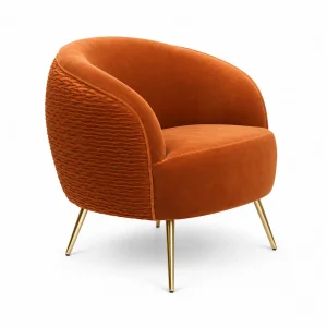 So Curvy Lounge Chair Orange