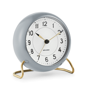 Arne Jacobsen Table Clock Station Grey