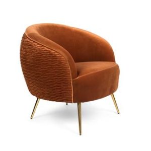 So Curvy Lounge Chair Orange