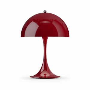 Panthella 250 Portable Lamp Opaque Burgundy