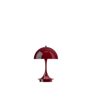 Panthella 160 Portable Lamp Opaque Burgundy