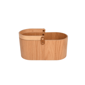 Wood Caddy Tray Oak 12x23x10