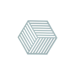 Hexagon Trivet Warm Fog Blue