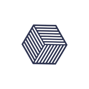 Hexagon Trivet Warm Midnight Blue