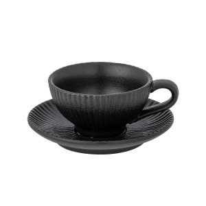 Neri Cappuccino Cup w/Saucer Stoneware