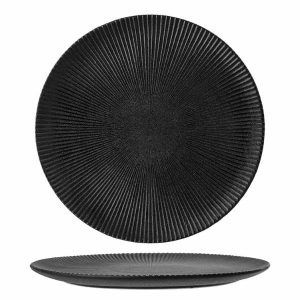 Neri Dinner Plate - Black Stoneware