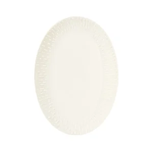 Confetti Vanilla Oval Dish