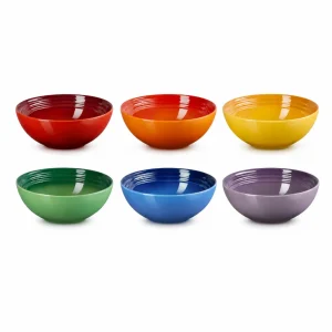 Le Creuset Rainbow Snack Bowls - Set of 6