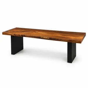 Suar Dining Table With Black Legs 300/83cm