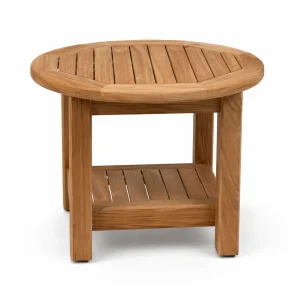Round Outdoor Teak Table