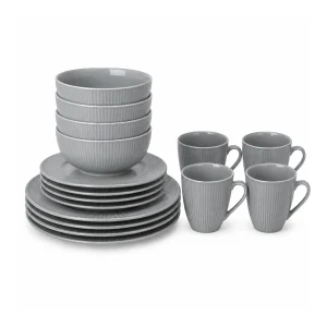 Groovy 16 Pieces Set Stoneware