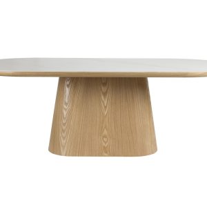 Almira Oval Dining Table Oak 200