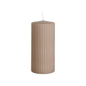 Rill Pillar Candle