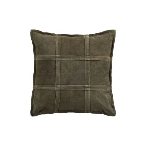 Cobie Green Leather Cushion