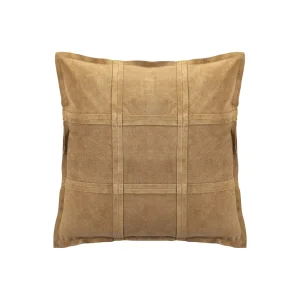 Cobie Camel Leather Cushion